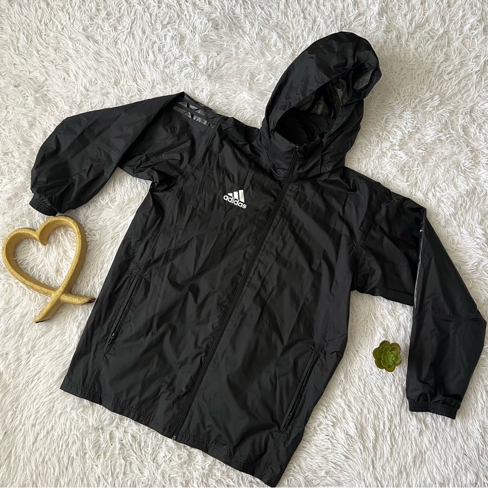 adidas Black Windbreaker Jacket